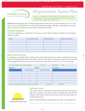 Hypertension Action Plan