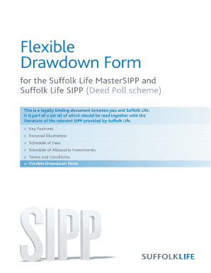 Suffolk Life Flexible Drawdown Form