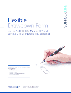 Flexible Drawdown Form for Suffolk Life SIPP