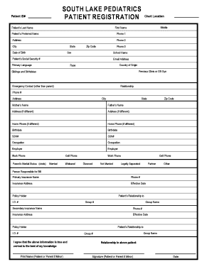 Patient Registration Form