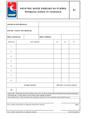 Croatian Tax Identification Number Application