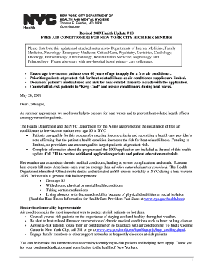 2009 NYC Cooling Assistance Program Application