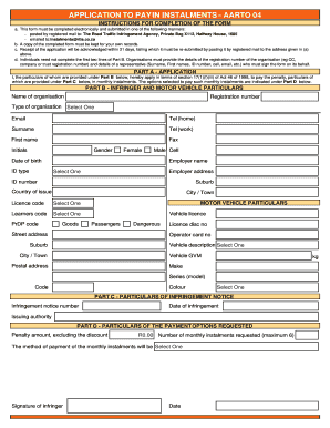 Aarto forms