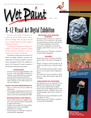 Florida Art Education Association K-12 Visual Art Digital Exhibition