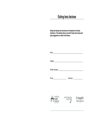 Lactose Intolerance Dietary Guide