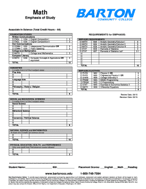 Associate in Science Degree Requirements