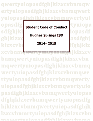 Student Code of Conduct Acknowledgment