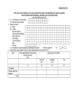 Form 27EA Half-Yearly Tax Return