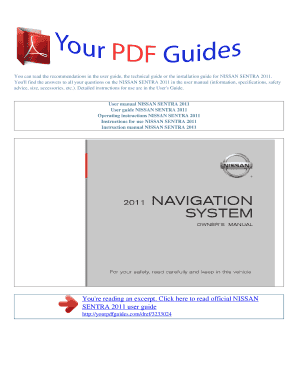 2011 NISSAN SENTRA SERVICE MANUAL PDF visual data 7