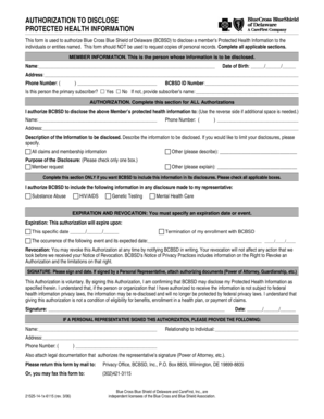 Authorization to Disclose Protected Health Information