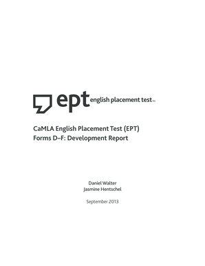 camla english placement test pdf