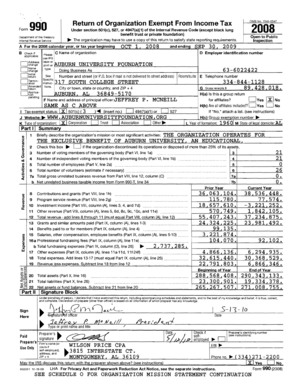 IRS Form 990 2008