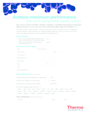 Sensititre Consumables Promo Form