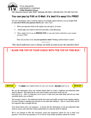Payment Authorization Form
