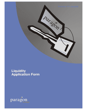 Paragon Buy to Let Portfolio Mortgage Application Form