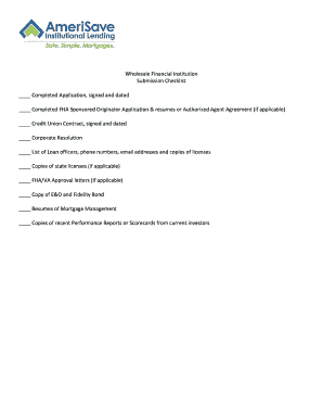 Credit Union Application Form