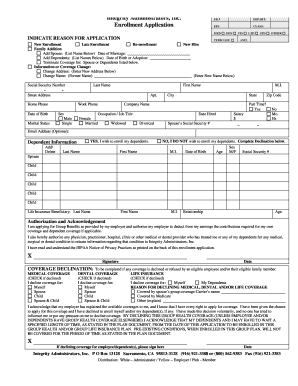 Integrity Administrators Enrollment Application