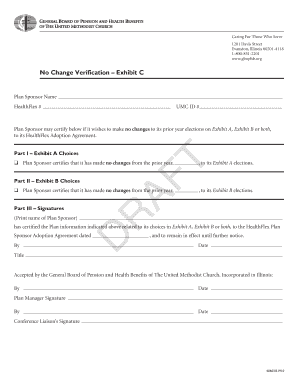 No Change Verification – HealthFlex Plan