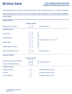 Business Account Application Form