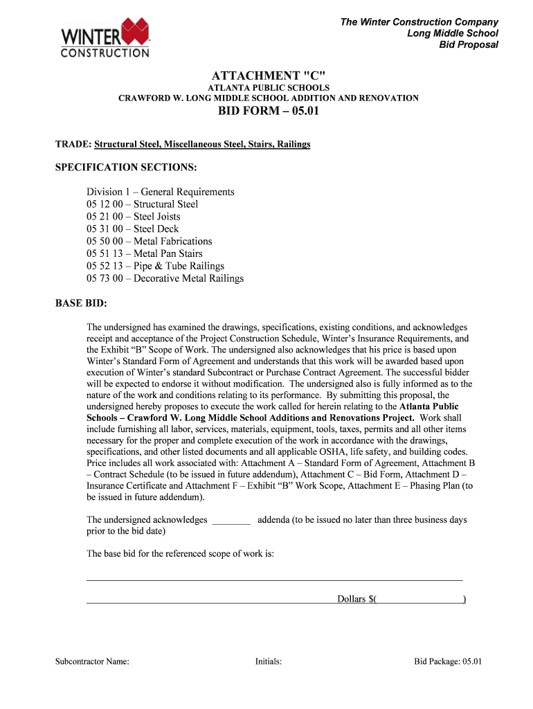 Fillable Online ATLANTA PUBLIC SCHOOLS CRAWFORD W LONG MIDDLE SCHOOL