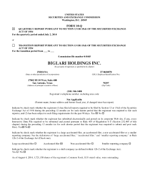 Form 10-Q Quarterly Report
