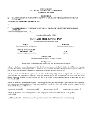Form 10-Q Quarterly Report
