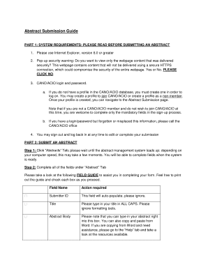 Abstract Submission Guide