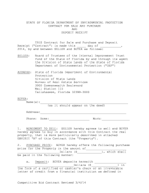 Florida Real Estate Purchase Contract