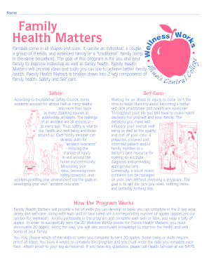 Family Health Matters Program