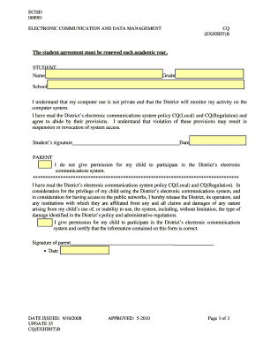 Ector County Internet Use Agreement