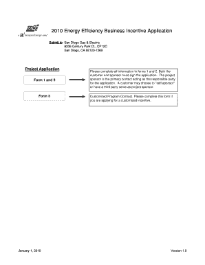 2010 Energy Efficiency Business Incentive Application