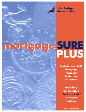 UK Mortgage Payment Protection Insurance Application
