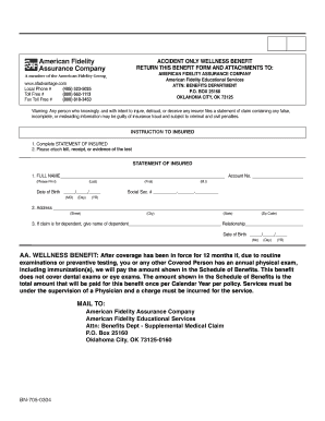 Wellness Benefit Claim Form