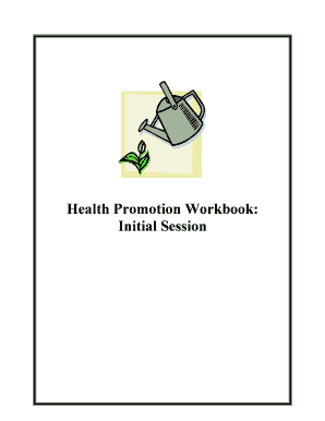 Health Promotion Workbook for Substance Misuse Treatment
