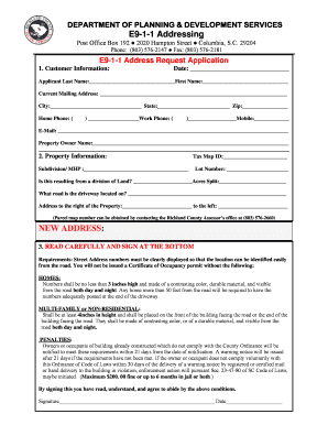 E9-1-1 Address Request Application
