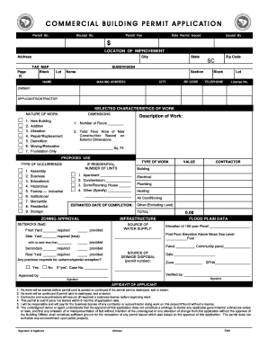 Commercial Building Permit Application