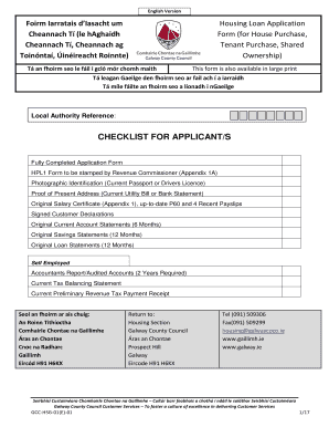Housing Loan Application Form