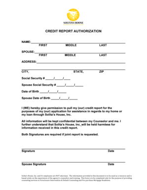 Solita's House Counseling Consent Form