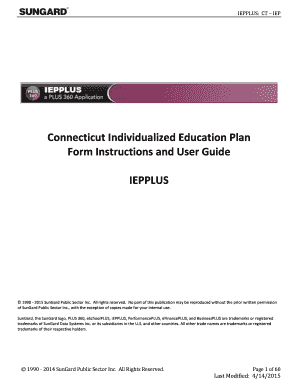 Connecticut Individualized Education Plan