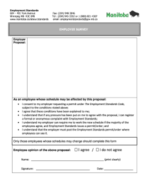 Employee Schedule Change Consent Form