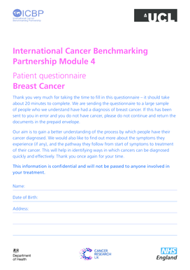 Breast Cancer Patient Questionnaire