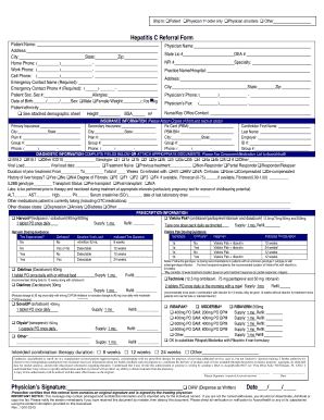 Hepatitis C Referral Form