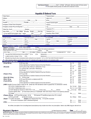 Hepatitis B Referral Form