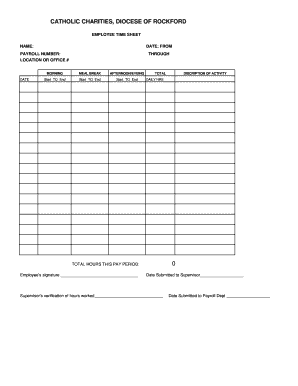 Employee Time Sheet