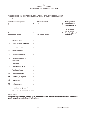 EU Import Permit Application for Iron and Steel Products