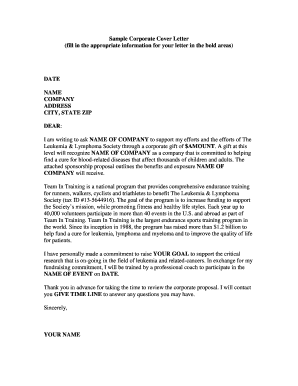 Corporate Sponsorship Request Letter