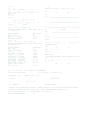 Natural Products Association Membership Application