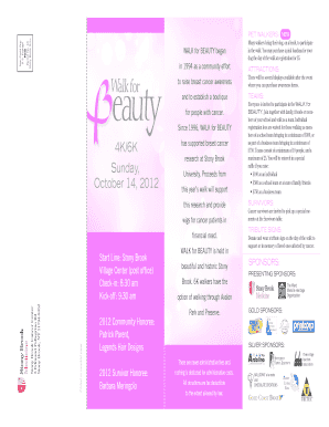 Walk for Beauty Registration Form