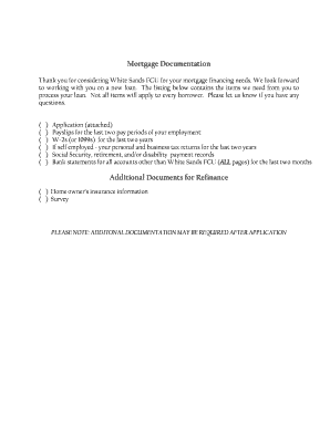 Uniform Residential Loan Application