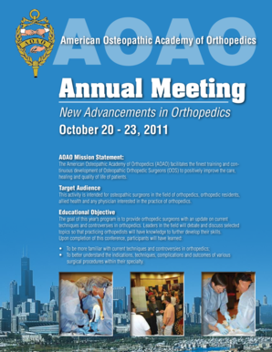 American Osteopathic Academy of Orthopedics - www2 aoao